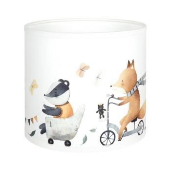 BRILAGI - Univerzális búra BOBO E27 Ø 15 cm fehér/állatmintás 757427 kép
