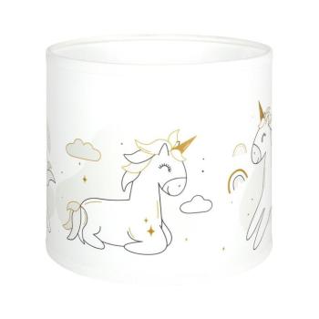 BRILAGI - Univerzális lámpabúra BOBO E27 átmérő 15 cm fehér/unikornis-minta 757434 kép