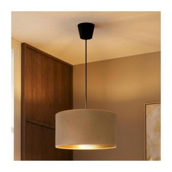 BRILAGI - VELVET kábeles függőlámpa 1xE27/60W/230V, átm. 40 cm, bézs/arany 8590828052272 kép