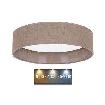BRILAGI - VELVET LED mennyezeti lámpa 24W 230V 3000/4000/6400K barna kép