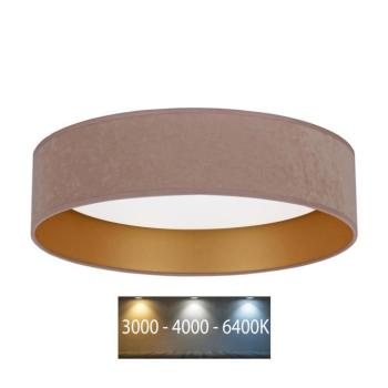BRILAGI - VELVET LED mennyezeti lámpa 24W 230V 3000/4000/6400K bézs/arany kép
