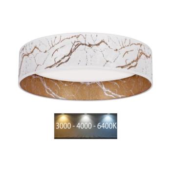 BRILAGI - VELVET LED mennyezeti lámpa 24W 230V 3000/4000/6400K fehér/arany kép