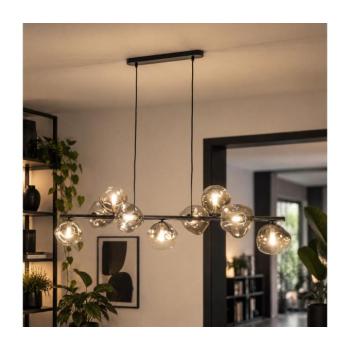 BRILAGI - VULCANO kábeles csillár 9xG9/8W/230V fekete/füstfekete 11647 kép
