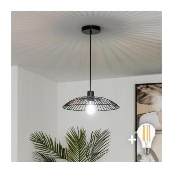 BRILAGI - Zsinóros LED függeszték CERIA WIRE 1xE27/40W/230V átm. 26 cm fekete BG3987+EG300158 kép