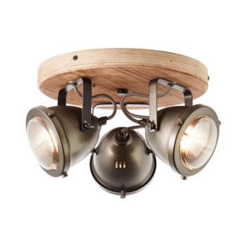 Brilliant - CARMEN WOOD spotlámpa 3xGU10/5W/230V eukaliptusz 72034/84 kép
