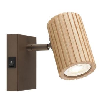 Brilliant - Fali spotlámpa LAKEWOOD 1xGU10/10W/230V barna 10090/20 kép