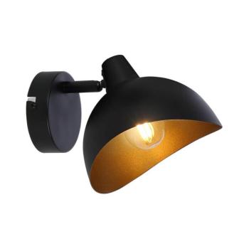 Brilliant - Fali spotlámpa LAYTON 1xE14/25W/230V fekete/arany HK17331S86 kép