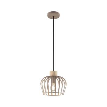 Brilliant - Függőlámpa kábellel NORDIC CAGE 1xE27/20W/230V átm. 25 cm bézs 51551/22 kép