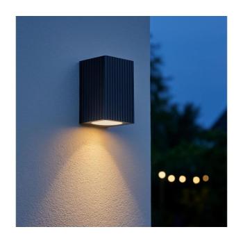 Brilliant - Kültéri fali lámpa JELANI 1xGU10/10W/230V IP44 fekete 40915/06 kép