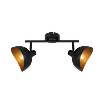 Brilliant - LAYTON irányítható spotlámpa 2xE14/25W/230V fekete/arany HK17332S86 kép