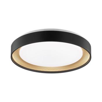 Brilliant - LED dimmelhető mennyezeti lámpatest WALDO LED/24W/230V fekete/arany + távirányító G82015/72 kép