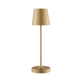 Brilliant - LED fényerőszabályozható, tölthető, érintésvezérlésű asztali lámpa ELORA LED/2,5W/5V 2700K IP44 arany G60245/16 kép