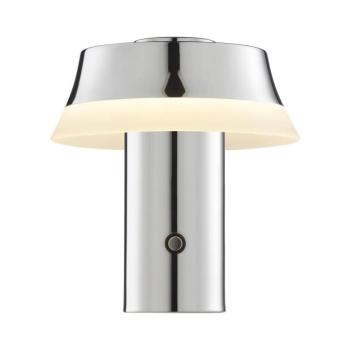 Brilliant - LED fényerőszabályozható tölthető érintős asztali lámpa KINICH LED/2,5W/5V 2700K fényes króm G60265/75 kép