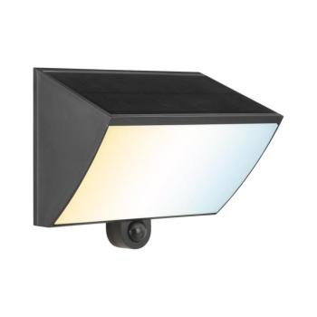 Brilliant - LED napelemes fali lámpa SIERRA LED/6W/3,7V 2000 mAh IP54 fekete G41010/06 kép