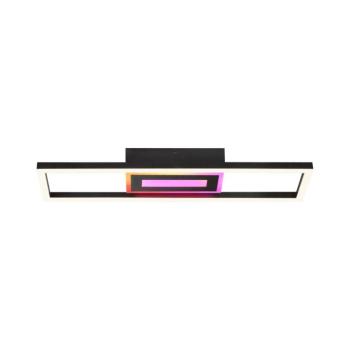 Brilliant-LED RGBW Dimmelhető mennyezeti lámpatest BESSON LED/20W/230V 3000-6500K fekete + távirányító G81175/06 kép