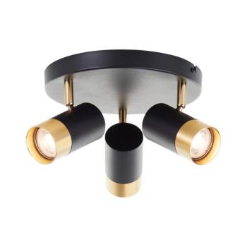 Brilliant - LED spotlámpa VIGOLO 3xGU10/5W/230V fekete/arany G03434/86 kép