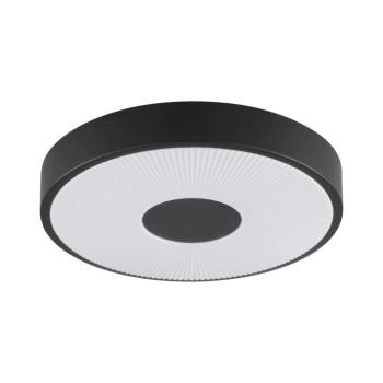 Brilliant - RAKIN LED mennyezeti lámpatest, 18 W, 230 V, átm. 33,5 cm, fekete G81500/06 kép