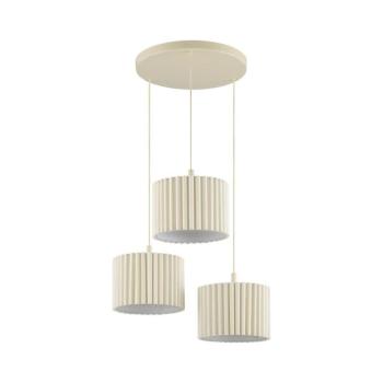 Brilliant - VELIN kábeles csillár 3xE27/20W/230V, átmérő 61 cm, krémszínű 51471/09 kép