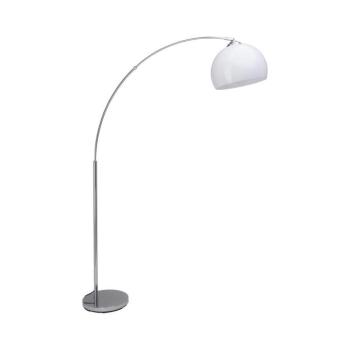 Brilliant - VESSA állólámpa 1xE27/60W/230V fényes króm/fehér 92940/75 kép