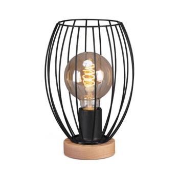 Brilo - Asztali lámpa WAKTU 1xE27/25W/230V gumifa 7038-015 kép