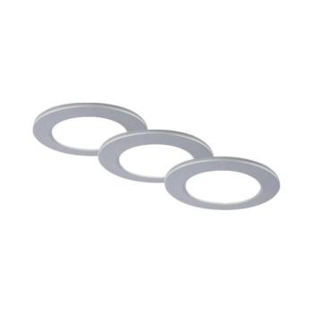 Brilo - KÉSZLET 3x LED Fürdőszobai beépíthető lámpa LED/4W/230V IP44 ezüst 7599034 kép