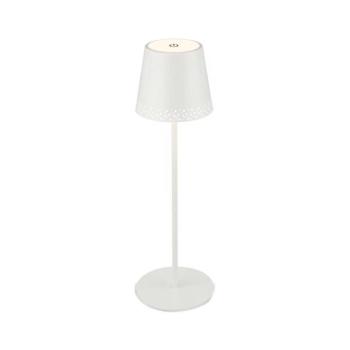 Brilo - KIKI újratölthető érintős LED asztali lámpa LED/2,6W/5V IP44 2600 mAh fehér 7438-016 kép