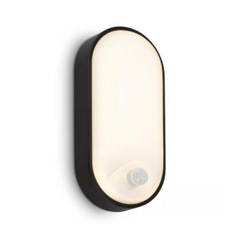 Brilo - LED kültéri fali lámpatest mozgásérzékelővel RUCH LED/12W/230V IP65 fekete 3830015 kép
