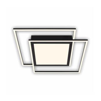 Brilo - LED mennyezeti lámpa 2xLED/16W/230V + LED/19W 51,5x51,5 cm fekete 3740-015 kép