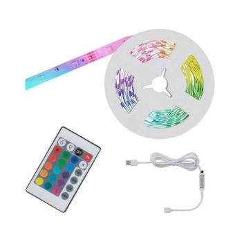 Brilo - LED RGB Dimmelhető szalag 6,6m LED/6W/USB + + távirányító 2308-150 kép