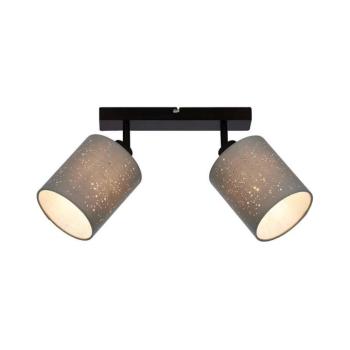 Briloner 2078-024 - Spotlámpa SPOTLIGHT 2xE27/25W/230V szürke/fekete 2078-024 kép