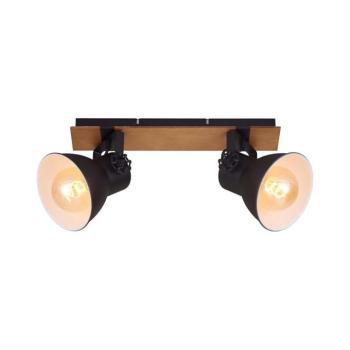 Briloner 2742-025 - spotlámpa SPOTLIGHT 2xE27/40W/230V fekete/barna 2742-025 kép