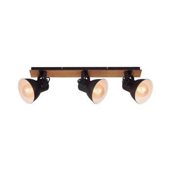 Briloner 2742-035 - Spotlámpa SPOTLIGHT 3xE27/40W/230V fekete/barna 2742-035 kép