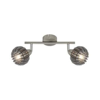 Briloner 2852- 026 - Spotlámpa RETRO 2xE14/5,5W/230V gumifa 2852-026 kép