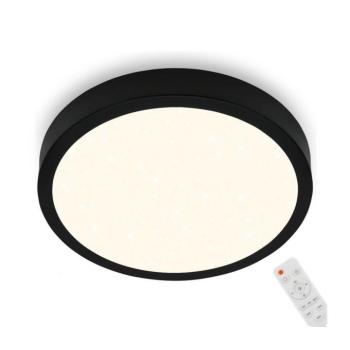 Briloner 3704-015- LED Dimmelhető mennyezeti lámpa RUNA LED/22W/230V fekete + távirányító 3704-015 kép