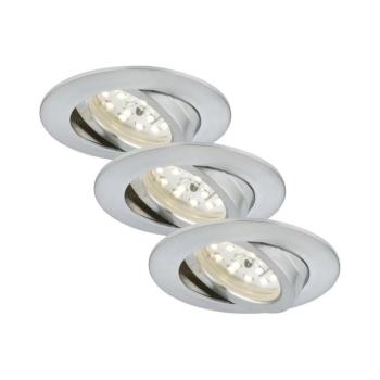 Briloner 7209-039 - 3 darabos LED készlet fürdőszobai süllyesztett lámpatest ATTACH LED/5W/230V IP23 7209-039 kép