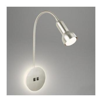 Briloner 2178012 - LED Rugalmas fali lámpa 1xE14/10W/230V + LED/3W króm 2178012 kép