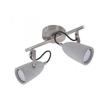 Briloner 2529-022 - LED Spotlámpa THIMBLE 2xGU10/5W/230V beton 2529-022 kép