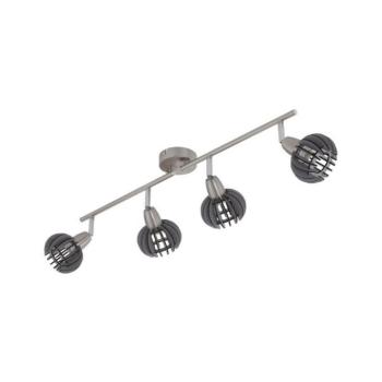 Briloner 2852-046 - Spotlámpa RETRO 4xE14/5,5W/230V gumifa 2852-046 kép