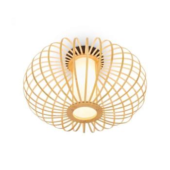 Briloner 3759011 - Mennyezeti lámpa 1xE27/10W/230V átm. 40 cm bambusz 3759011