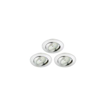 Briloner 8312-039 - KÉSZLET 3x LED Fürdőszobai beépíthető lámpa LED/5W/230V IP23 8312-039 kép