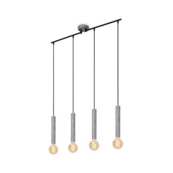 Briloner - Csillár zsinóron LONGA 4xE27/60W/230V ezüst 4031-044 kép