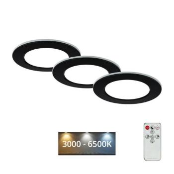 Briloner - KÉSZLET 3x LED Dimmelhető fürdőszobai lámpa LED/4,8W/230V IP44 7034-035 kép