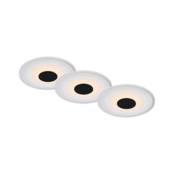 Briloner - KÉSZLET 3x LED Fürdőszobai beépíthető lámpa LED/6W/230V IP44 fekete 7043-035 kép