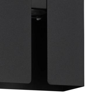 Briscola LED kültéri falilámpa, fekete, magasság 20 cm, fém, CCT kép