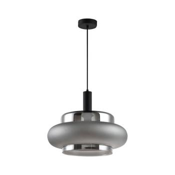 BRIZI kábeles függőlámpa 1xE27/40W/230V szürke/füstszínű 31-51516 kép