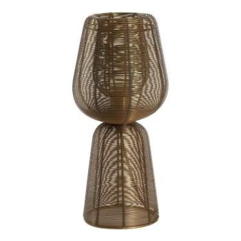 Bronzszínű fém asztali lámpa (magasság 42 cm) Aboso – Light & Living kép