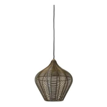 Bronzszínű fém függőlámpa ø 27 cm Alvaro – Light & Living kép
