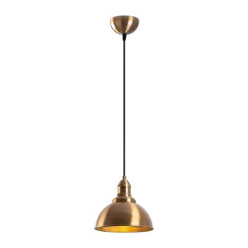 Bronzszínű függőlámpa fém búrával ø 21 cm Varzan – Opviq lights kép