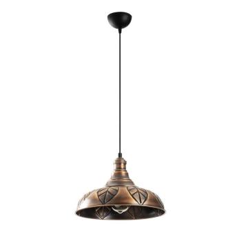 Bronzszínű függőlámpa fém búrával ø 31 cm Chandelier – Opviq lights kép