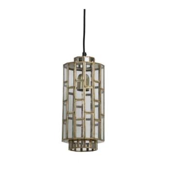 Bronzszínű függőlámpa üveg búrával Søstrene – Light & Living kép